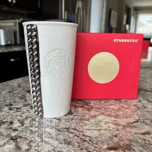 NWT Limited Edition Starbucks Studded Ceramic Travel Mug (2 of 2)